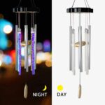 LED Solar Wind Chimes Light Changeable Color Wind Chime Lamp Outdoor Windchime Solar Light For Garden Backyard Decor Gift 1