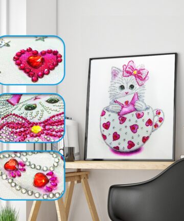 5D Diamond Painting by Number Kits - Kittens 6