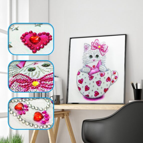 5D Diamond Painting by Number Kits - Kittens 6