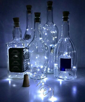 Solar Wine Bottle Lights 20 LED String 10 Pack 3