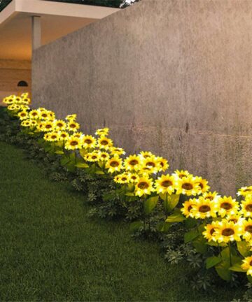 Landscape Garden LED Solar Sunflower Light 2 Pce. 6