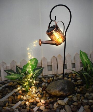 Garden Watering Can LED Solar Powered Fairy Lights 5