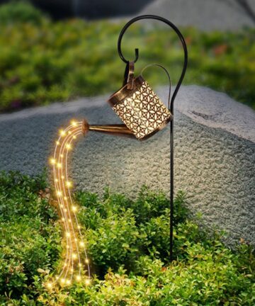 Garden Watering Can LED Solar Powered Fairy Lights 4