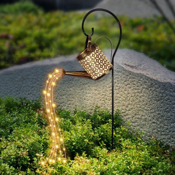 Garden Watering Can LED Solar Powered Fairy Lights 4