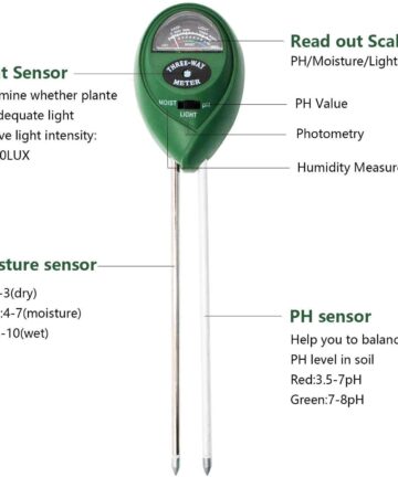 Soil Tester Meter  3in1  /  4in1  4