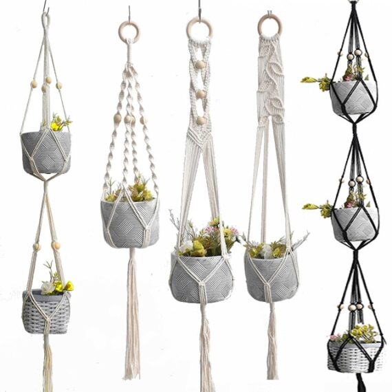 Plant Hanger 100% Macrame Handmade 1