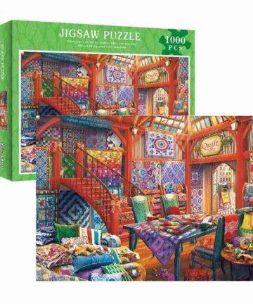 Jigsaw Puzzle 1000 Pieces Quilt Shop 1