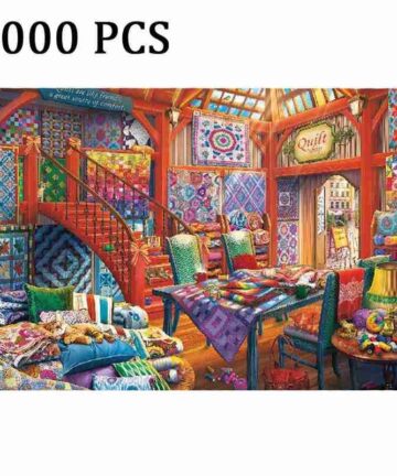 Jigsaw Puzzle 1000 Pieces Quilt Shop 3